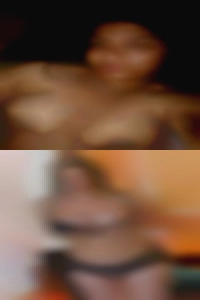 Sensual couple women dogging and swinging on for same room play.